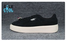 Puma Suede Platform Jewel Black Shoes 366828-02