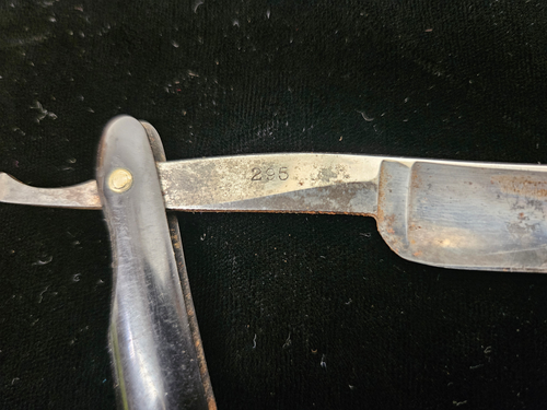 Lot/3 Vtg Straight Razors-Shumate, Ontario, Landers, Frary & Clark - Picture 5 of 7