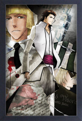 BLEACH SOSUKE AIZEN 13x19 FRAMED GELCOAT POSTER ANIME TV SERIES