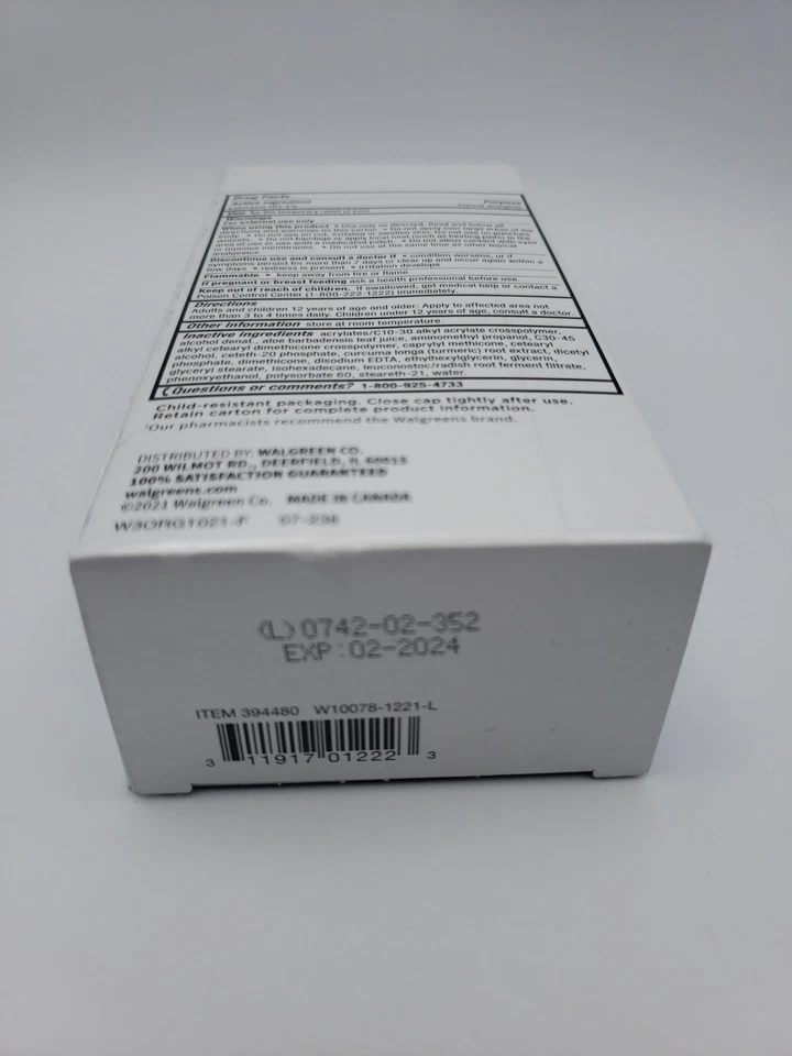 Líquido analgésico Walgreens com tumérico - Imagem 3 de 4