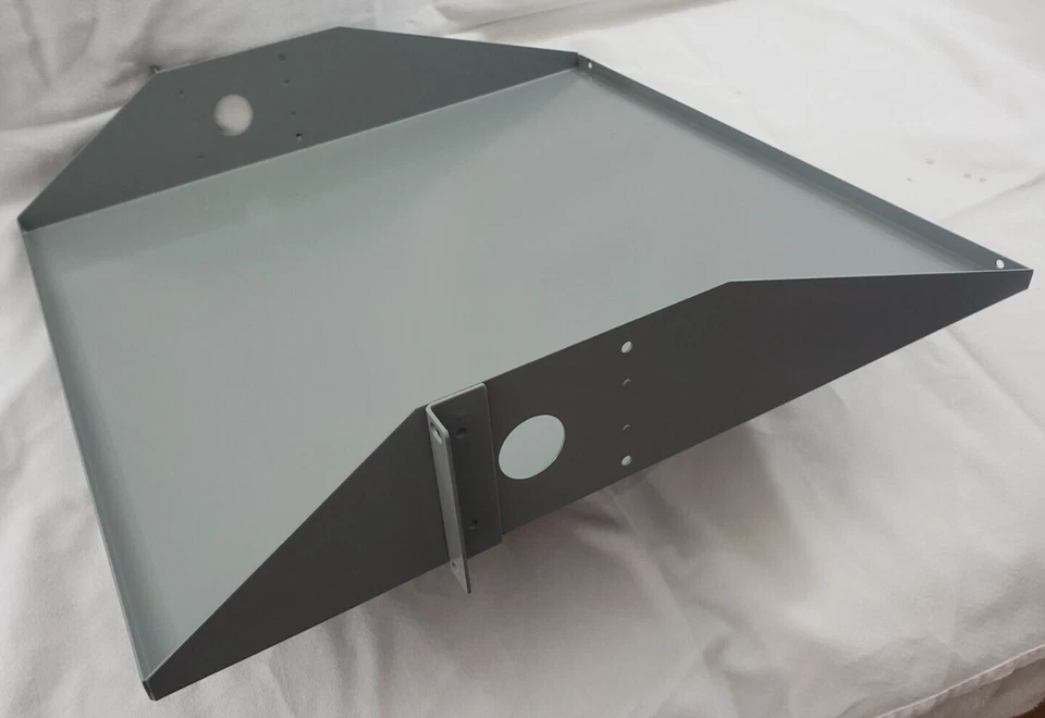 Estante de rack de relé de montaje central, construcción de acero, soporte de montaje de 2 RU Foto 4 de 4