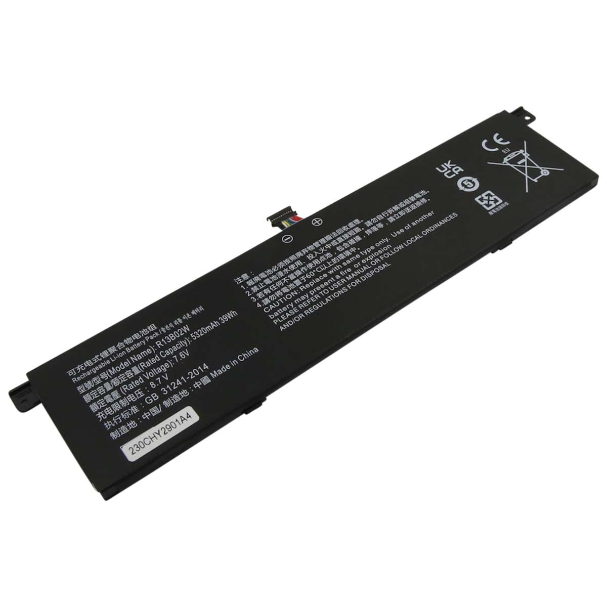 Batterie pour Mi Notebook Air 13.3 2018 pour travailler en déplacement sans chargeur