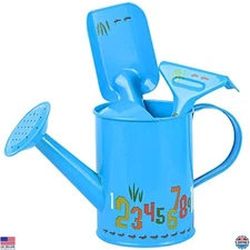 Cute Small Watering Can Set with Trowel & Rake - 3PC Gardening Tools Kit