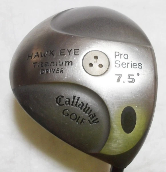 キャロウェイ HAWK EYE Pro Series ドライバー 7.5度 S CALLAWAY HAWK EYE TITANIUM PRO SERIES DRIVER 7.5* - HAWKEYE PRO