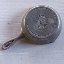 6 Cast Aluminum Skillet Bon Chef 5109-N NSFI 2-1996 83XF NJ USA