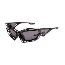 NEW GIVENCHY GV40081I 02A SHINY BLACK/GREY MIRROR AUTHENTIC SUNGLASSES 70-17-140