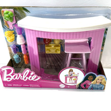 Barbie HPT54 Accessories Doll Furniture Food Smoothie Bar Toy BRAND NEW NIB