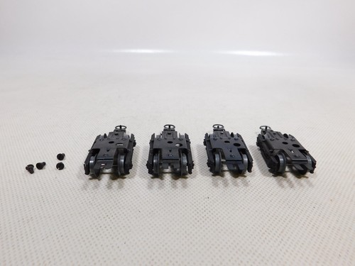 ED156-0,5# 4x Märklin H0 00 AC Drehgestell Stummelachsen für 346/* Schürzenwagen - Picture 4 of 5