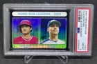 2024 Topps Heritage #307 Shohei Ohtani Olson Chrome Black Refractor #52/75 PSA 8