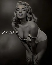 Jayne Mansfield vintage 1950s pin up actress photo 8x10 glamour