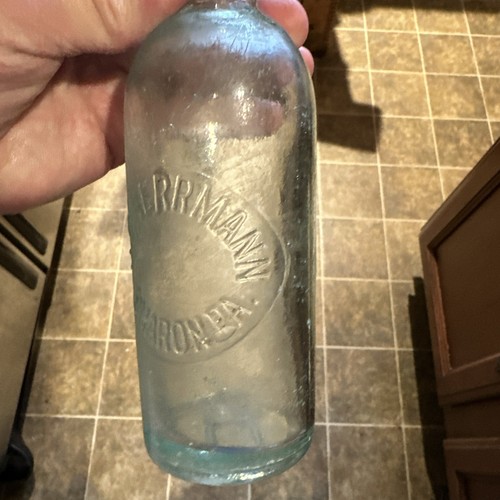 J. C. Herrmann Hutchinson Soda Bottle Sharon Pennsylvania PA - Picture 3 of 14