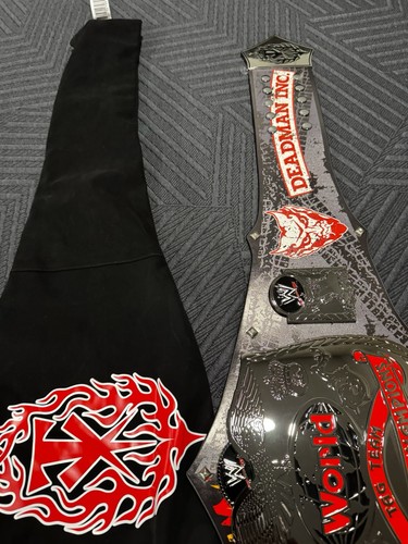 WWE Brothers of Destruction Signature Series Replica Title Belt Kane Undertaker - Picture 5 of 10