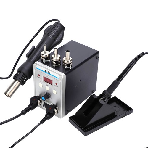 Rework Soldering Station Hot Air Digital-Display Adjustable Temperature 8586 - Picture 23 of 24