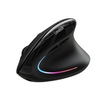Ergonomic Mouse, Wireless Bluetooth Rechargeable Vertical Mouse, 7 Color LED,...