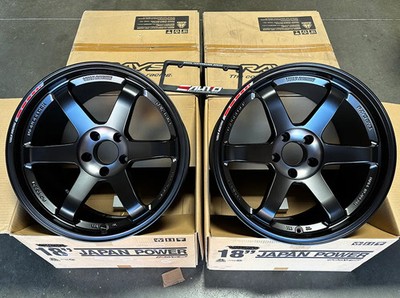 Rays TE37SL Black Edition III 18x11 +17 5x114 Wheel for Evolution X Evo Widebody
