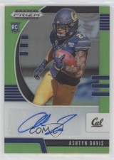 2020 Panini Prizm Draft Picks Rookies Neon Green /125 Ashtyn Davis #216 Auto 7y8