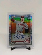 BRYCE BONNIN AUTO 1st 2020 Bowman Draft Chrome Autograph REFRACTOR #/499 RC