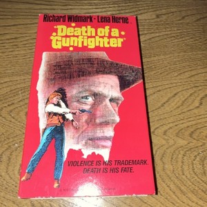 GoodTimes Home Video Death of a Gunfighter VHS NTSC Western 1970 Widmark Horne