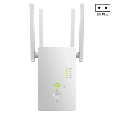 WiFi Repeater U6 5Ghz 1200Mbps Extender 2.4G Long Radius EU Stecker