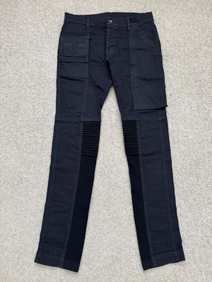 FW14 Rick Owens DRKSHDW Black Memphis Cut Biker Denim Jeans Size 30