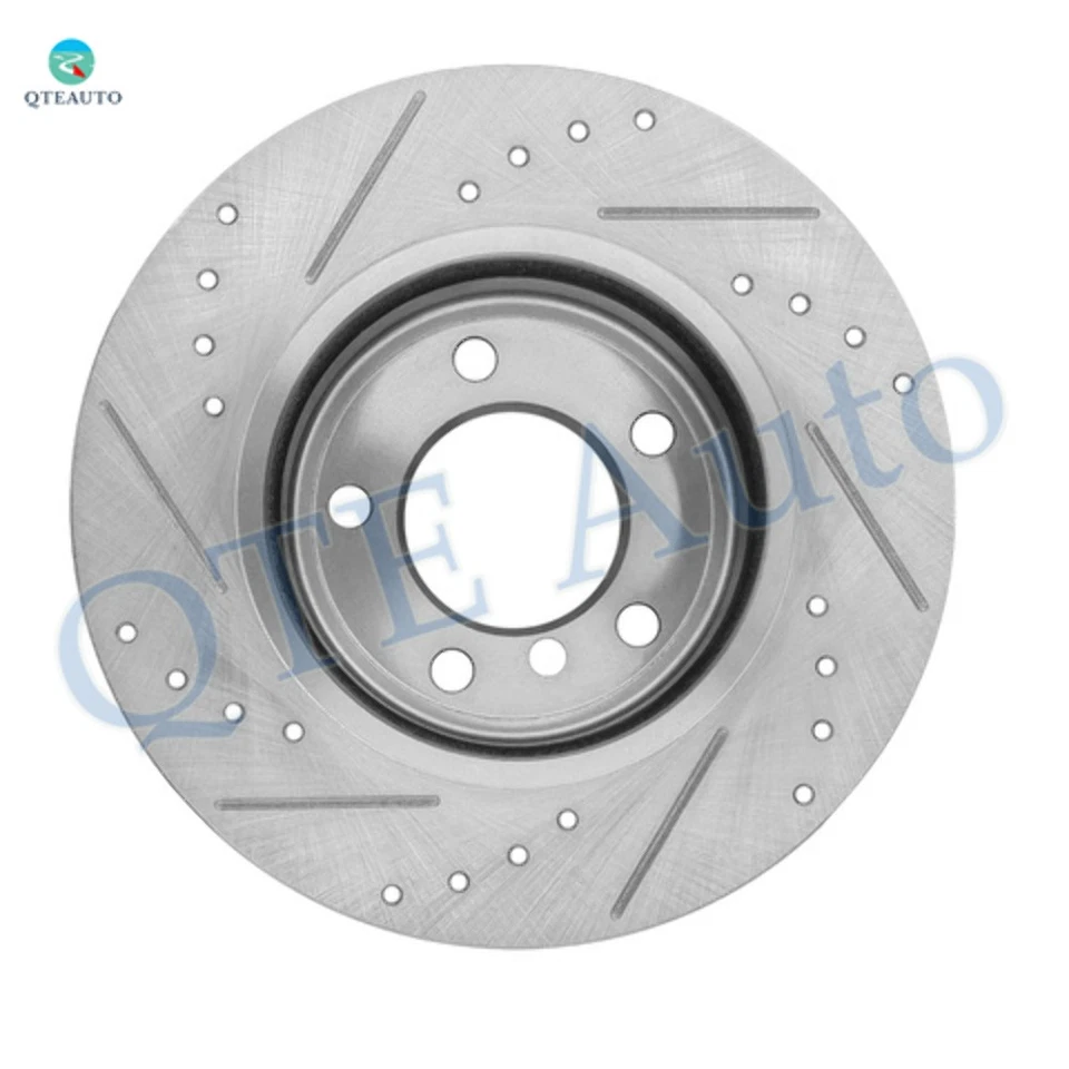 Set 4 Front 300mm-Rear 294mm Drilled Slotted Brake Rotors To 2000 BMW 323CI Base - Image 2 of 4