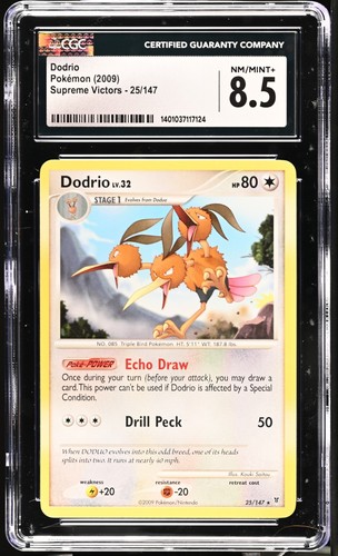 Dodrio graded CGC 8.5 for sale on eBay