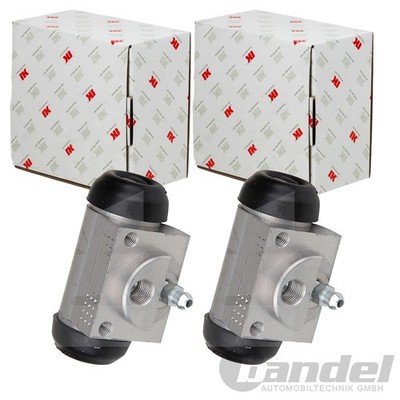2X NK RADBREMSZYLINDER HINTEN VORNE PASSEND FÜR FORD COURIER FIESTA FUSION KA