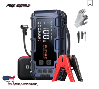 #ad Quick Start 6000A Car Battery BUTURE Jump Box for All Gas or up to 12L Diesel $118.98