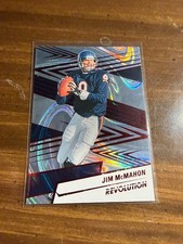 2025 Panini Revolution Football #14 Jim McMahon RED Swirl BEARS