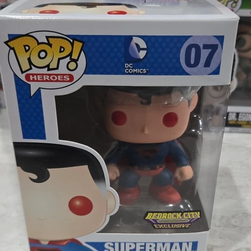Funko Pop! Vinyl Superman #07 Bedrock City Exclusive DC Comics Heroes Figure