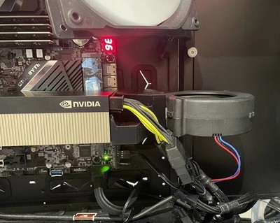 Turbo Blower Cooling Fan Mod Kit For NVIDIA A100 H100 H800 L40 A30 GPU