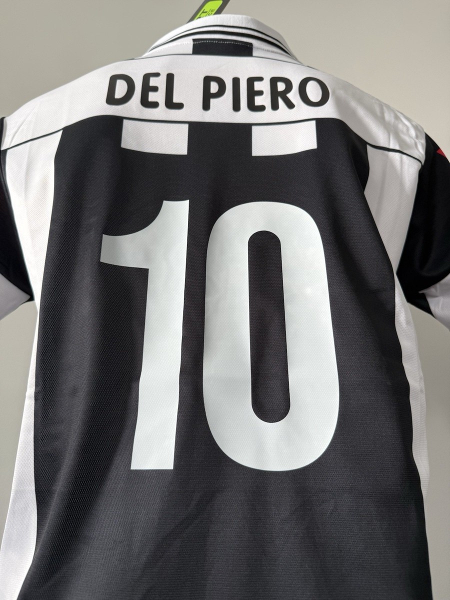 Alessandro Del Piero Juventus New Men's Retro Lotto Home