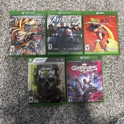 Call of Duty: MW2 - Xbox one Dragonball fighter avengers GOTG Kakarot LOT games