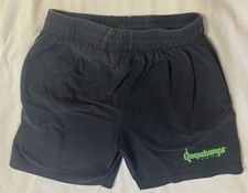 Rare Vintage 1995 Goosebumps Parachute Press Black Shorts Green Logo Youth 10/12