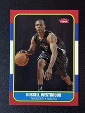 2008 Fleer 1986-87 Rookies Russell Westbrook #166 card