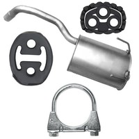 Edex Endtopf Auspuff FüR Fiat Panda 2 II FließHeck 1.1/1.2 (01/2003-12/2012)