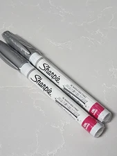 Sharpie Permanent Paint Oil Based Marker Extra Fine Point Silver  Metallic