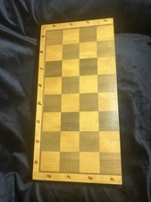 Vintage Russian Board Game Wood Carved Pieces
