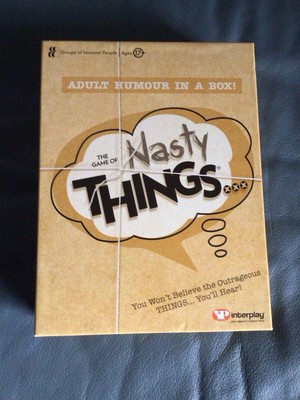 The Game Of Nasty Things Partyspiel komplett, alles original