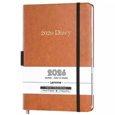 2026 Diary - 2026 Daily Planner, January - December 2026 Appointment Book, 5....