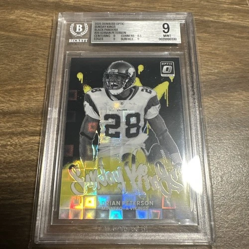 2025 Optic Adrian Peterson Black Pandora (Raw)