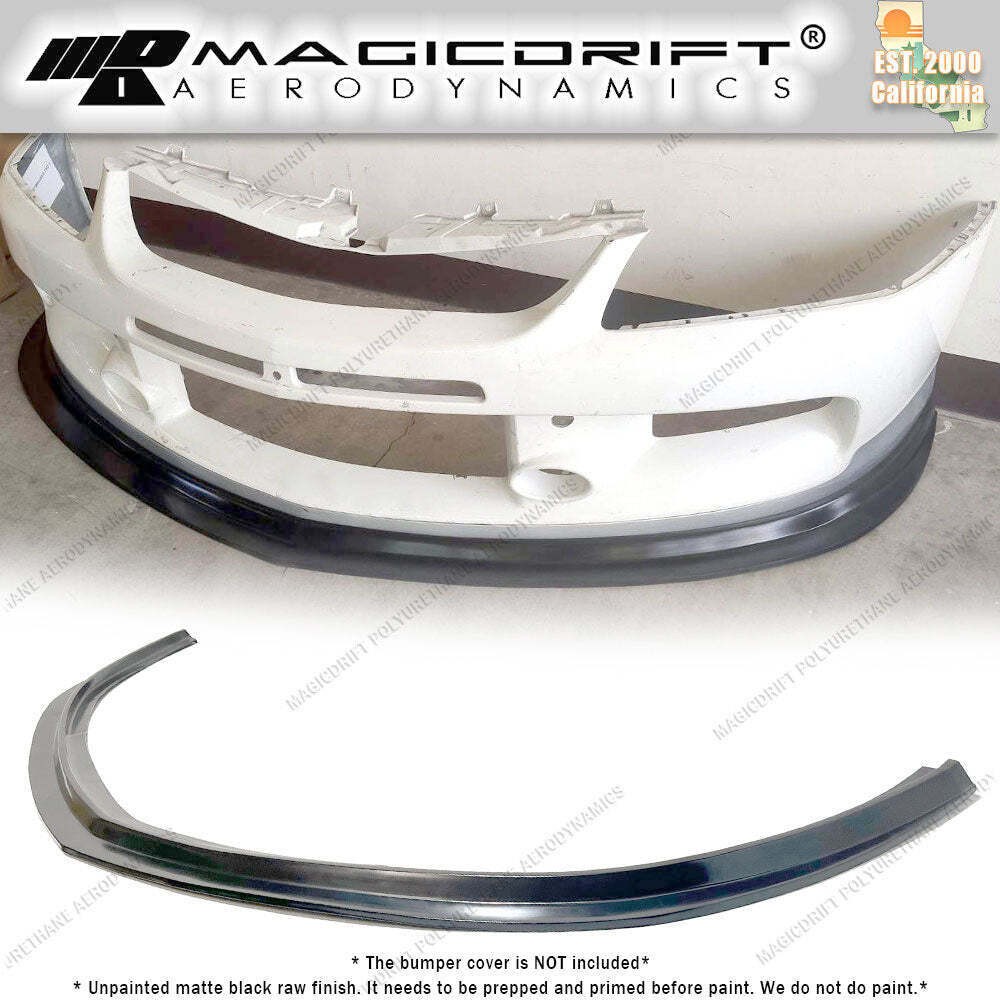 For 06-07 Mitsubishi Lancer EVO IX 9 MDA Style Front Bumper Lip