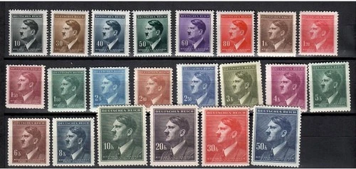 GERMANY BOHEMIA AND MORAVIA 1942 83-88 SERIES NEW