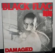 Black Flag "Damaged"  12 LP Album(Vinyl, SST007) VG-EX 1984