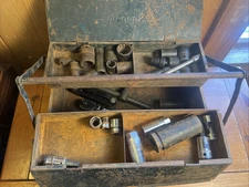 Loaded Vintage 1920s-1930s Snap-On Master Handikit Cantilever Toolbox Antique