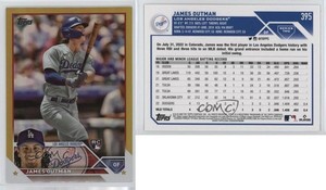 2023 Topps Series 2 Gold Foil James Outman #395 Rookie RC