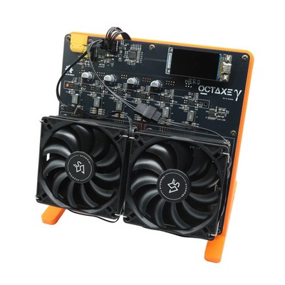 New NerdOCTAxe 12Th/s 200W High Perform Mute Dual Fan Bitcoin Home Solo Miner