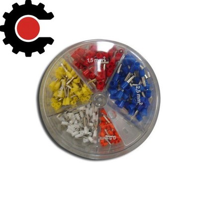 Eclipse Tools Pro'sKit Insulated Wire Ferrules Assortment Pack, 20-14 AWG