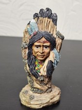 Native American Small Statue Ornament Indian Figure