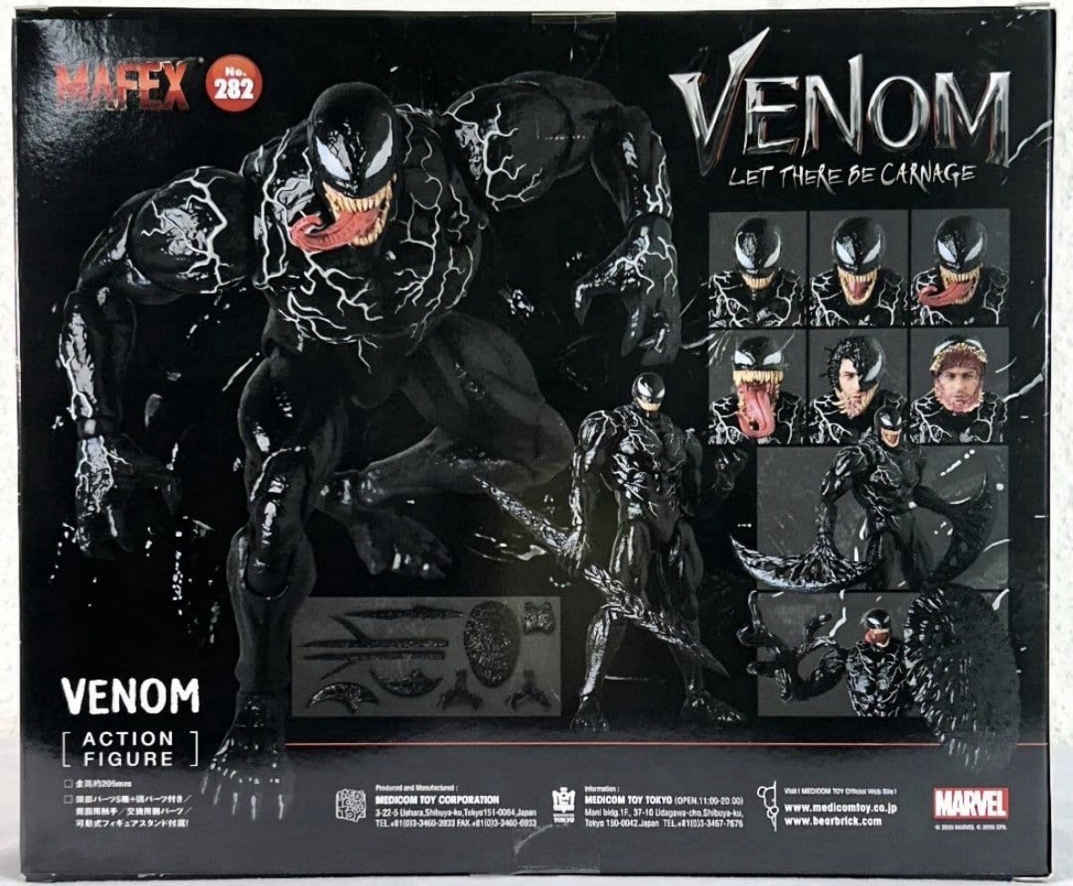 MAFEX No.282 VENOM Let There Be Carnage Figure MEDICOM TOY NEW | eBay